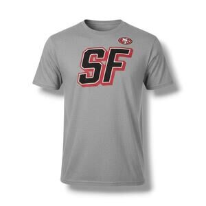 San Francisco 49ers Men’s Gray Graphic Short Sleeve T-Shirt – Size XL